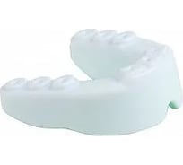 Одночелюстная капа Jabb 1102 sr ece white/green, белый/зеленый 4690222178685