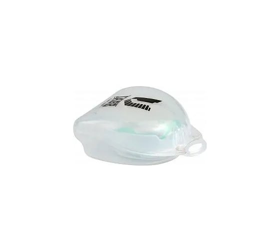 Одночелюстная капа Jabb 1102 sr ece white/green, белый/зеленый 4690222178685