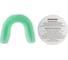 Одночелюстная капа Jabb 1102 sr ece white/green, белый/зеленый 4690222178685 3