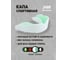 Одночелюстная капа Jabb 1102 sr ece white/green, белый/зеленый 4690222178685 6
