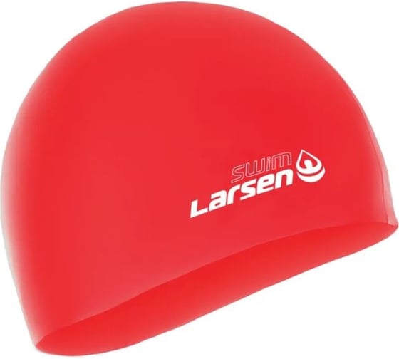 Плавательная шапочка Larsen sc красный cy 4690222154641