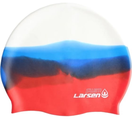Плавательная шапочка Larsen russia mc41, силикон 4690222173512