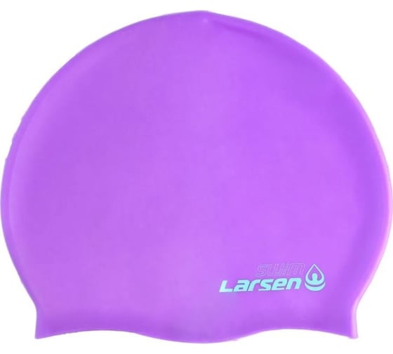Плавательная шапочка Larsen mc47, силикон, фиолетовая 4690222173536