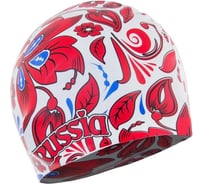 Плавательная шапочка Larsen russia ls76, силикон, белый/красный 4690222132861