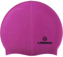 Плавательная шапочка Larsen ls78, силикон, розовый неон 4690222134933
