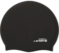 Плавательная шапочка Larsen sc14 sc208 черная 4690222120110