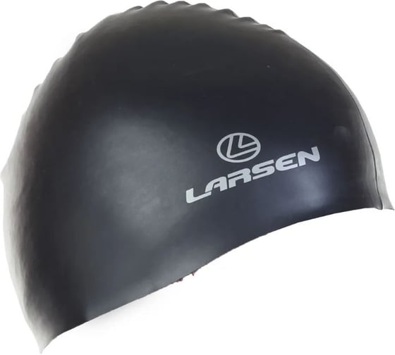 Плавательная шапочка Larsen sc14 sc208 черная 4690222120110