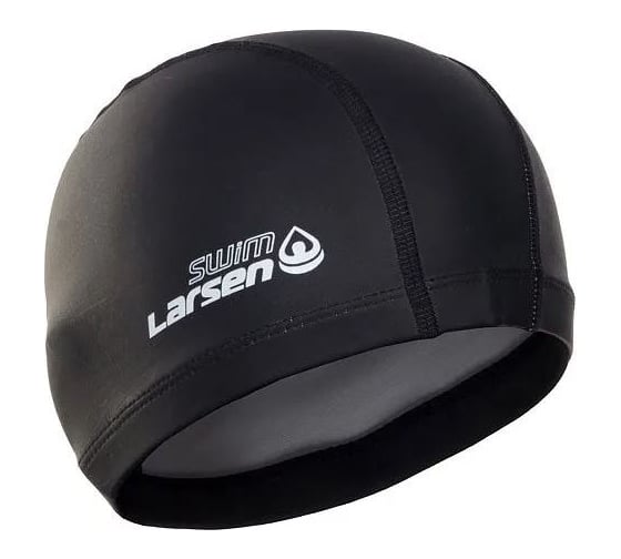 Плавательная шапочка Larsen ultra черная 4690222152258