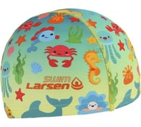 Детская плавательная шапочка Larsen lc102 лайкра 4690222166323