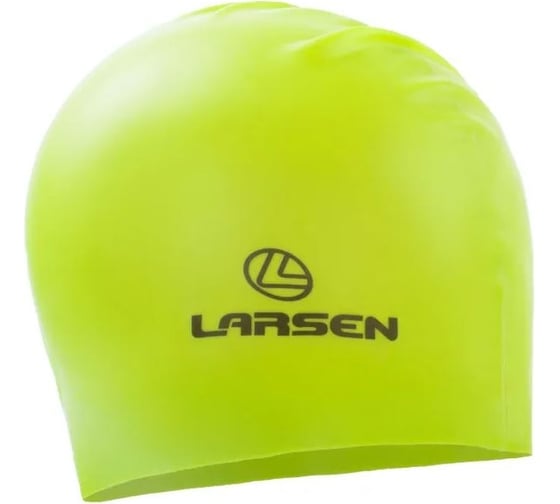 Плавательная шапочка Larsen ls77, силикон, лайм 4690222134926
