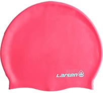 Плавательная шапочка Larsen mc48, силикон, розовый 4690222173543