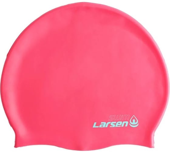 Плавательная шапочка Larsen mc48, силикон, розовый 4690222173543