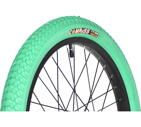 Покрышка Wanda P-1042 20x2.3, 59-406, BMX, зеленый HQ-0012392