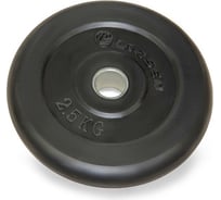 Обрезиненный диск Larsen nt121 черный, 31мм, 2.5кг 4690222048322