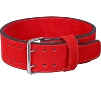 Пояс для тяжелой атлетики Harper Gym Pro Series je 2633-r красный, натуральная кожа 4690222168709