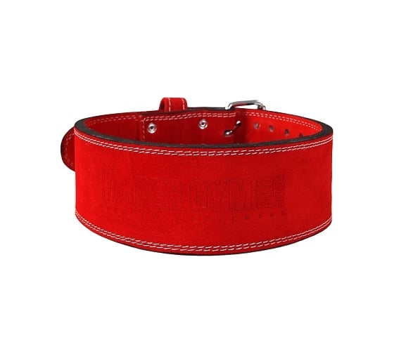 Пояс для тяжелой атлетики Harper Gym Pro Series je 2633-r красный, натуральная кожа 4690222168709
