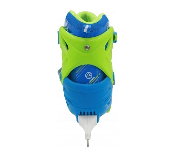Ледовые раздвижные коньки Larsen glide blue/green, р. 35-38 4690222172010