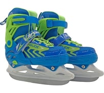 Ледовые раздвижные коньки Larsen glide blue/green, р. 39-42 4690222172027