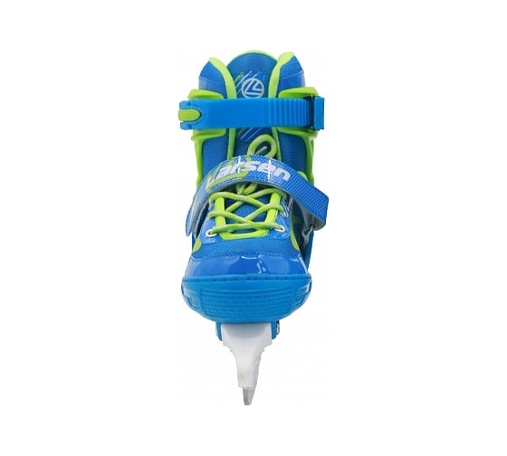 Ледовые раздвижные коньки Larsen glide blue/green, р. 31-34 4690222172003