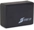 Блок для йоги Start Up eg01 р 22x15.2x7.6 см, черный 4690222168204 1
