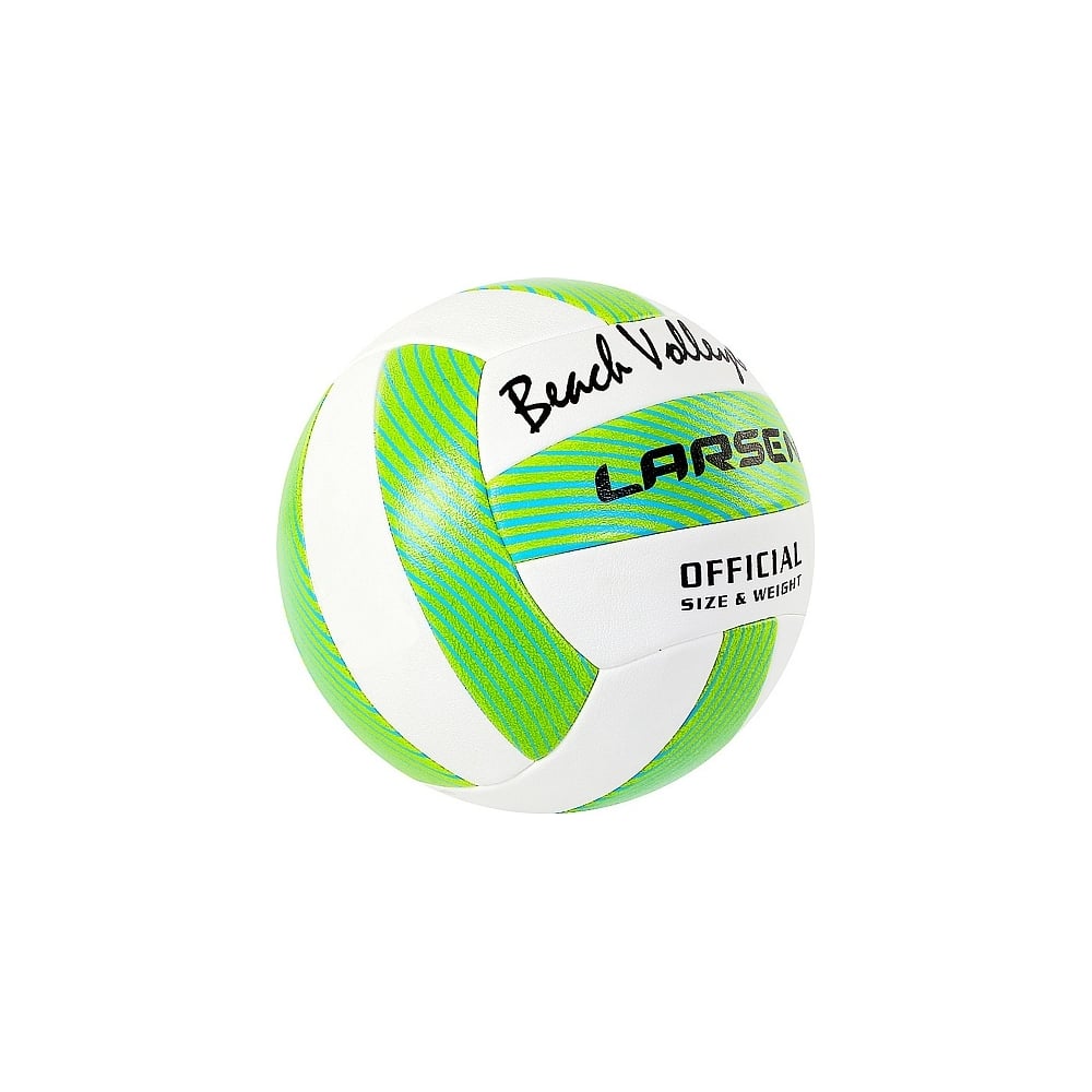 Волейбольный пляжный мяч Larsen softset green 4690222169232 - выгодная ...