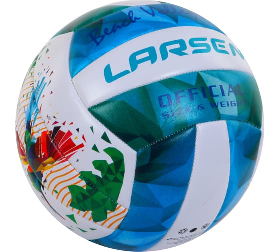 Волейбольный пляжный мяч Larsen beach volleyball bird 4690222160406 1