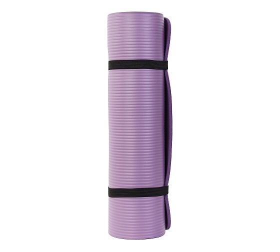 Коврик для фитнеса и йоги Larsen nbr 183x61x1.5см, фиолетовый 4690222079630