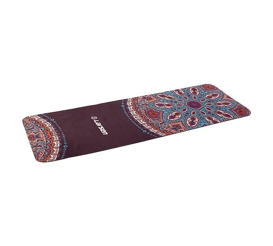 Коврик для фитнеса и йоги Larsen style 3 microfiber, 183x61x0.3см 4690222178890