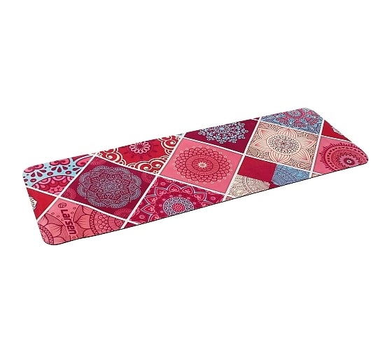 Коврик для фитнеса и йоги Larsen style 1 microfiber, 183x61x0.3см 4690222178883