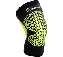 Суппорт колена Larsen nt60016 черный/лайм, р.L 4690222169706