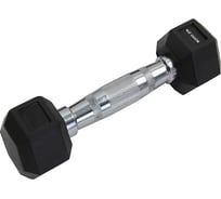 Шестигранная обрезиненная гантель Harper Gym pro series nt162 4690222134865