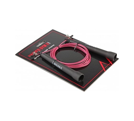 Скоростная скакалка для кроссфита Harper Gym pro series nt947a, ручки пластик 15см, 270 см 4690222178043