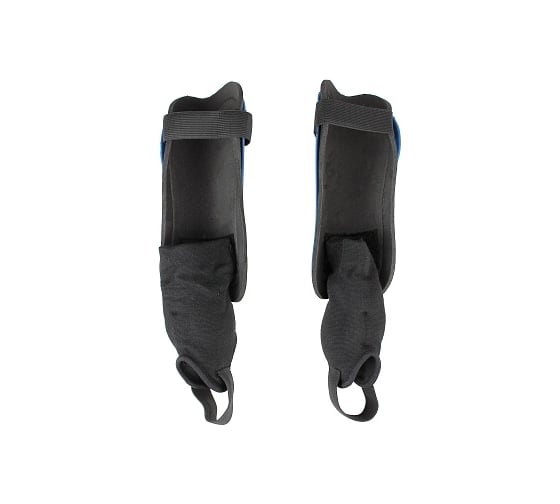 Футбольные щитки с защитой голеностопа Larsen 6820n голубой, р.M 4690222137316