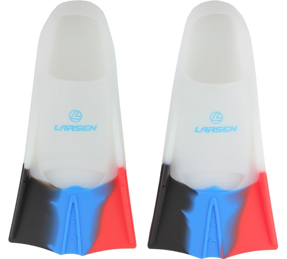 Укороченные силиконовые ласты Larsen 6975 multycolor style 2, р.30-32 4690222171181 1