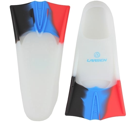 Укороченные силиконовые ласты Larsen 6975 multycolor style 2, р.30-32 4690222171181