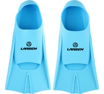 Укороченные силиконовые ласты Larsen 6975 голубой, 36-38 4690222173598