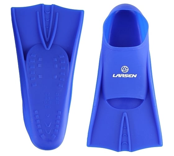 Укороченные силиконовые ласты Larsen 6975 темно-синий, 39-41 4690222173604