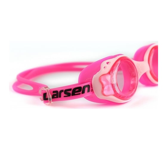 Плавательные детские очки Larsen ds-gg209-soft pink/pink, 02 4690222154573