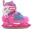 Ледовые раздвижные коньки Larsen glide pink/white, р. 39-42 4690222172058 3
