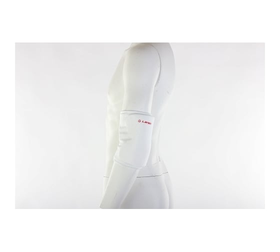Защита локтя Larsen j730 белый senior 4607167307421