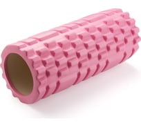 Массажный валик|ролл для фитнеса Shark fit, мфр, 33 см, розовый 28603