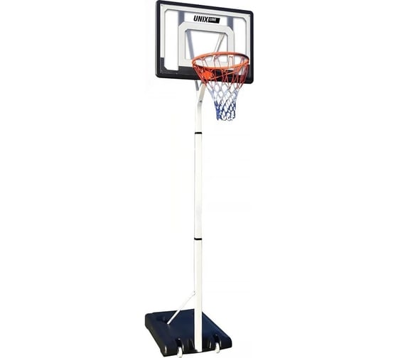 Баскетбольная стойка UNIXline B-Stand 32"x23" R45 H210-260cm BSTAS260WB