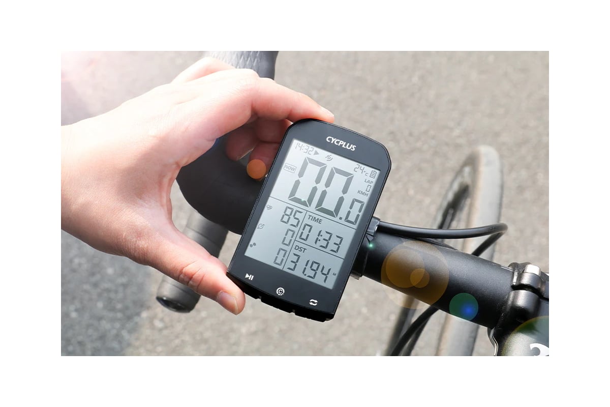 Беспроводной GPS велокомпьютер Cycplus M1, 16 функций CYC_M1 - выгодная  цена, отзывы, характеристики, фото - купить в Москве и РФ