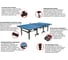 Всепогодный теннисный стол UNIXline outdoor 14 мм, SMC, Blue TTS14OUTBL 8