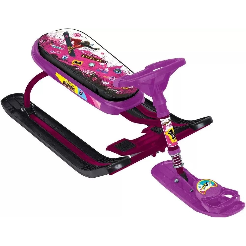 Снегокат Nika пинк, сиреневый каркас ТС5/ПН2 - выгодная цена, отзывы ...