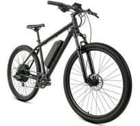Велосипед E-Forward APACHE 29 E-500, диаметр колес 29, 7 скоростей, размер рамы 19, 2022, черный матовый/черный REB22FW29696