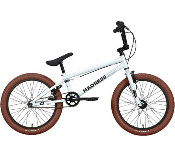 Велосипед STARK 22 Madness BMX 1 серебристый/черный/коричневый HQ-0014007