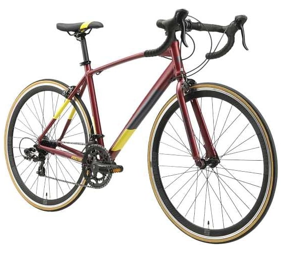 Велосипед STARK 23 Peloton 700.1 темно-красный/никель 18 HQ-0010019