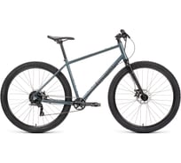 Велосипед FORMAT 5232 29, 9 скоростей, рост L, 2023г, серо-синий IBK23FM29443