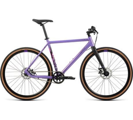 Велосипед FORMAT 5343 700C, 1 скорость, рост 540 мм, 2023г, фиолетовый IBK23FM28449